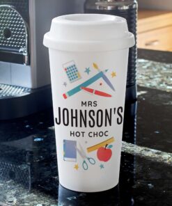 Personalised Teachers Insulated Eco Travel Cup