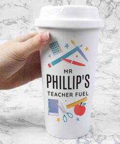 Personalised Teachers Insulated Eco Travel Cup