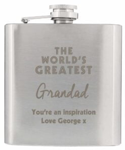 Personalised ‘The World’s Greatest’ Hip Flask