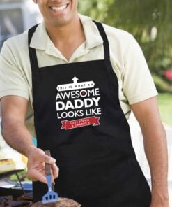 Personalised ‘This is What an Awesome… Looks Like’ Black Apron