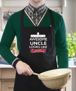 Personalised ‘This is What an Awesome… Looks Like’ Black Apron