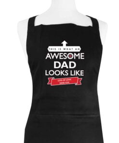 Personalised ‘This is What an Awesome… Looks Like’ Black Apron