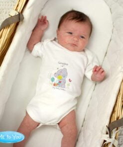 Personalised Tiny Tatty Teddy Cuddle Bug 0-3 Months Baby Vest