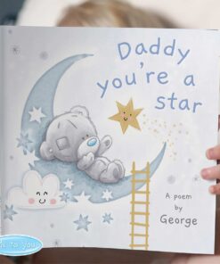 Personalised Tiny Tatty Teddy Daddy You’re A Star Poem Book