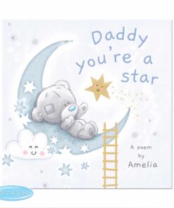 Personalised Tiny Tatty Teddy Daddy You’re A Star Poem Book