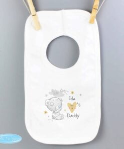 Personalised Tiny Tatty Teddy I Heart Baby Bib