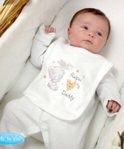 Personalised Tiny Tatty Teddy I Heart Baby Bib