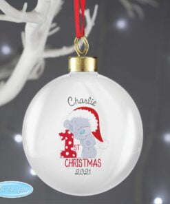 Personalised Tiny Tatty Teddy ‘My 1st Christmas’ Bauble