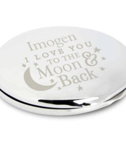 Personalised To the Moon and Back… Compact Mirror