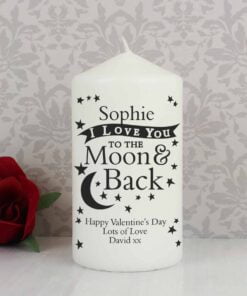 Personalised Ivory Candles
