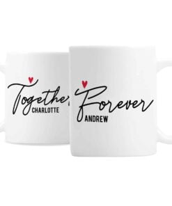 Personalised Together Forever Mug Set