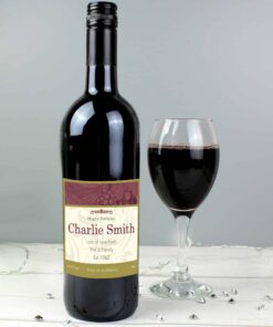 Personalised Traditional Red Wine