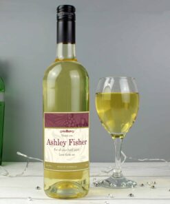 Personalised Traditional White Wine