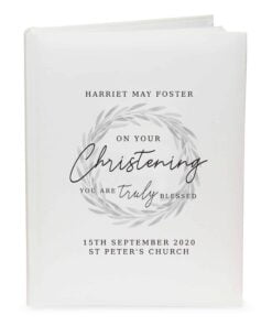 Personalised ‘Truly Blessed’ Christening Album With Sleeves