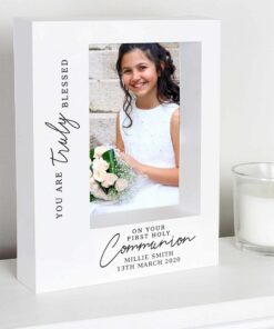 Personalised ‘Truly Blessed’ First Holy Communion 5×7 Box Photo Frame