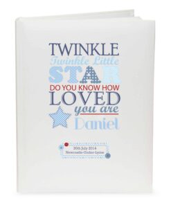 Personalised Twinkle Boys Traditional Album