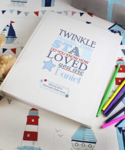 Personalised Twinkle Boys Traditional Album
