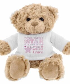 Personalised Twinkle Girls Teddy Bear