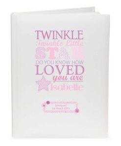 Personalised Twinkle Girls Traditional Album