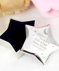 Personalised Twinkle Twinkle Star Trinket Box