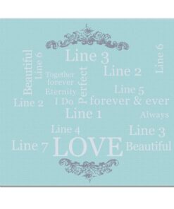 Personalised Typography Glass Chopping Board/Worktop Saver