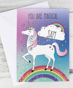Personalised Unicorn Card