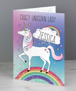 Personalised Unicorn Card