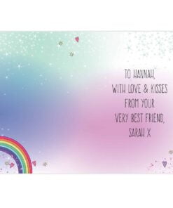 Personalised Unicorn Card