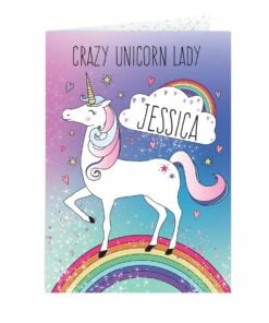 Personalised Unicorn Card