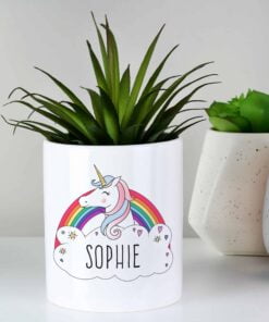 Personalised Unicorn Ceramic Storage Pot
