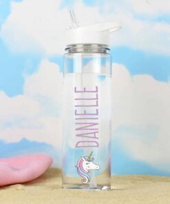 Personalised Unicorn Island Water Bottle