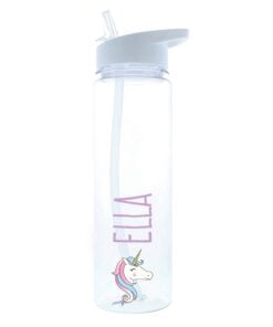 Personalised Unicorn Island Water Bottle