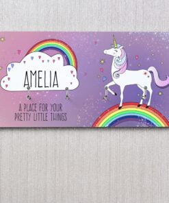 Personalised Unicorn Jewellery Hooks