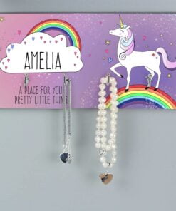 Personalised Unicorn Jewellery Hooks