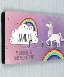 Personalised Unicorn Jewellery Hooks