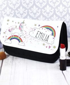 Personalised Unicorn Make Up Bag