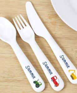 Personalised Vehicles Plastic Cutlery