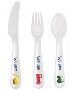 Personalised Vehicles Plastic Cutlery