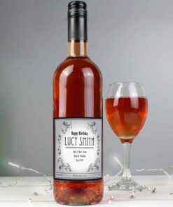 Personalised Vineyard Rose Wine