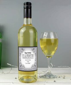 Personalised Vineyard White Wine