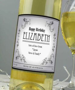 Personalised Vineyard White Wine