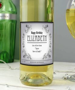 Personalised Vineyard White Wine