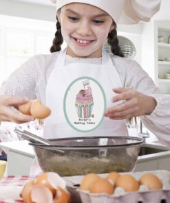 Personalised Vintage Pastel Cupcake Children’s Apron
