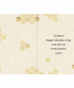Personalised We Bee-Long Together Card