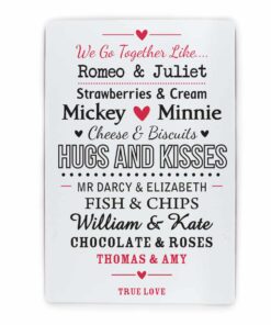 Personalised We Go Together… Sign