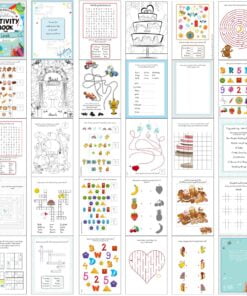 Personalised Wedding Activity Book with Stickers
