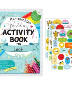 Personalised Wedding Activity Book with Stickers