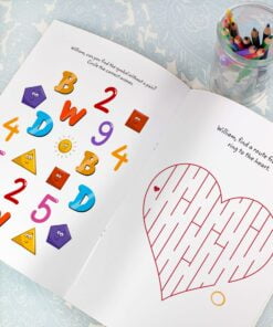 Personalised Wedding Activity Book with Stickers