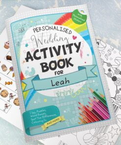 Personalised Wedding Activity Book with Stickers