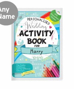 Personalised Wedding Activity Book with Stickers